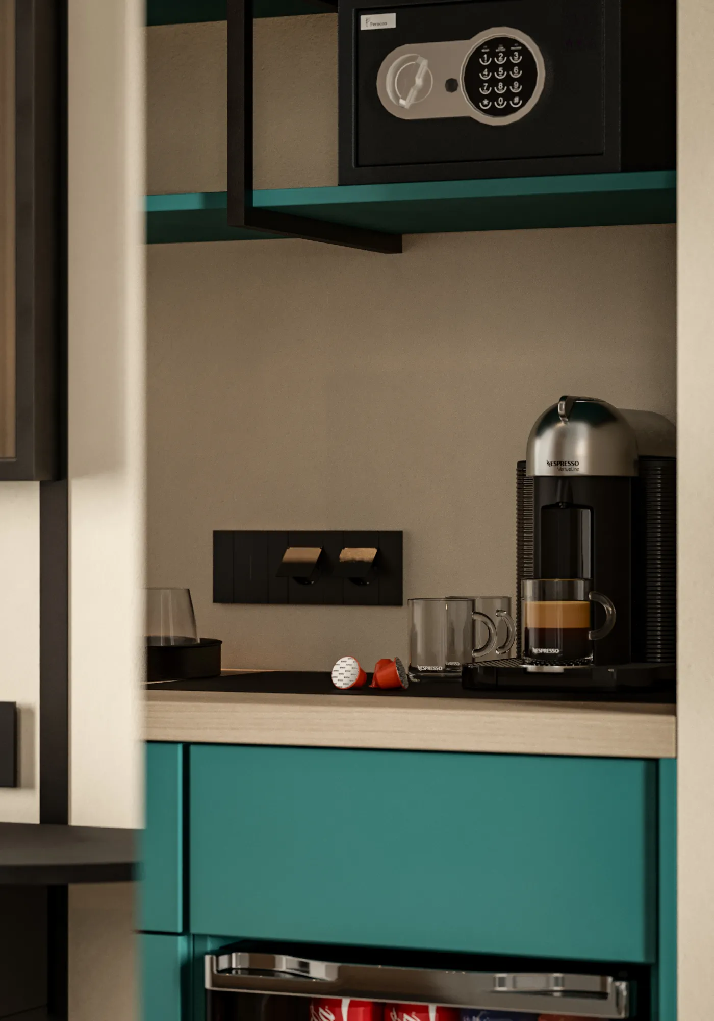 Nespresso & In-Room Safe